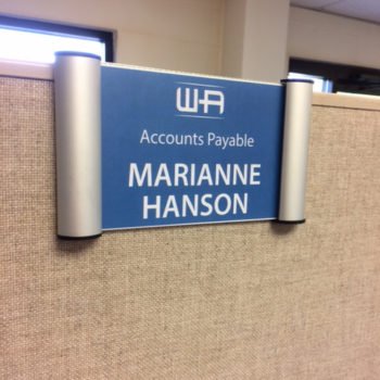 cubicle name plate snap cubicles holders signs frames plates napnameplates