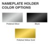 Two-Sided Cubicle Name Plate Sign Holders - Image 10