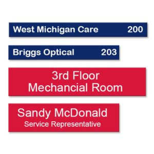 Customized Office Nameplates and Holders