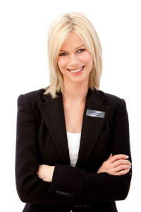 Metal Name Badges for Realtors, Managers and Employees. Color printed with logos. - Nap-Nameplates.com