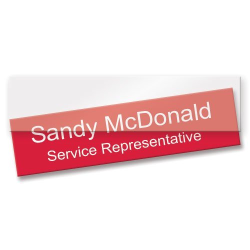 plastic inserts for nameplate holders