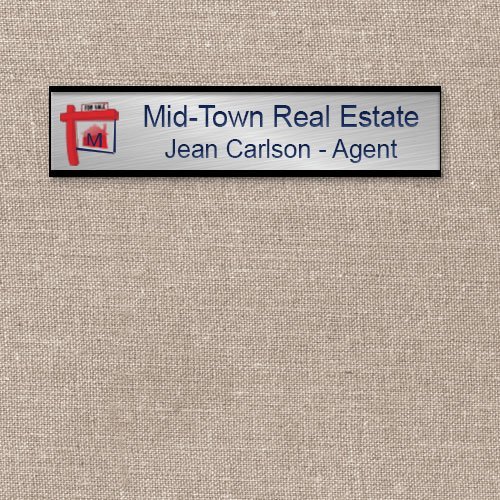 Metal nameplates for offices Metal name plates for offices are printed in full-color and are scratch resistant. Full color on white or metal background. Easily slide into holders. NapNameplates.com