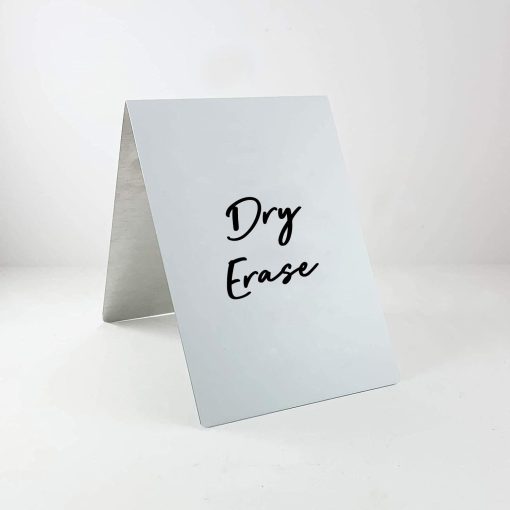 Dry Erase Table Tent Signs, 5" x 7" - Pack of 5