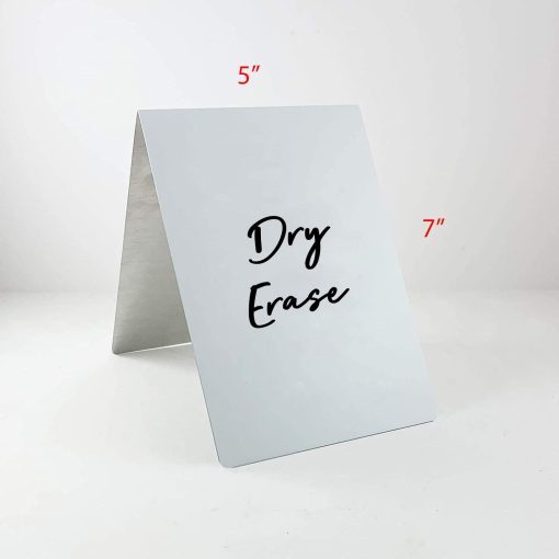 Dry Erase Table Tent Signs, 5" x 7" - Pack of 5 - Image 2