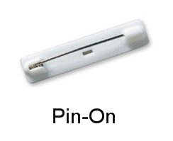 Pin On Name Badge Fasteners for Employee Name Tags from Nap-Nameplates.com