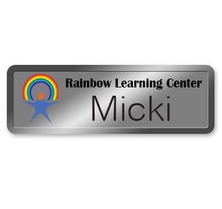 custom metal name badges