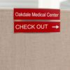 Double Cubicle Name Plate Sign Holders