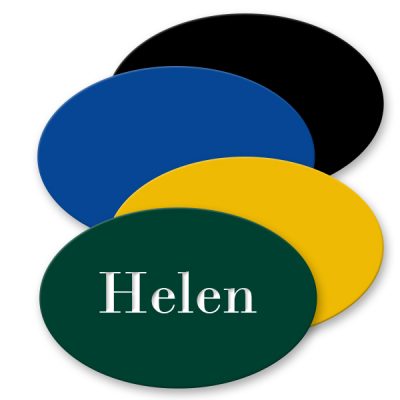 plastic name badges