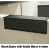 Cubicle nameplate holder in black - Nap-Nameplates.com