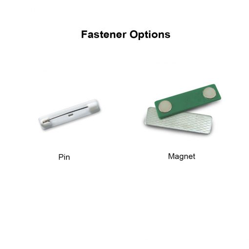 name badge fastener