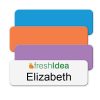 plastic name badges