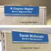 cubicle slider nameplates