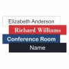 6" x 1" Office Name Plate Signs - Engraved Plastic