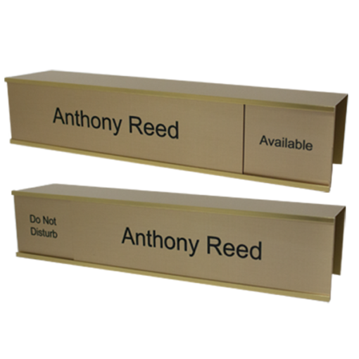 cubicle slider nameplates