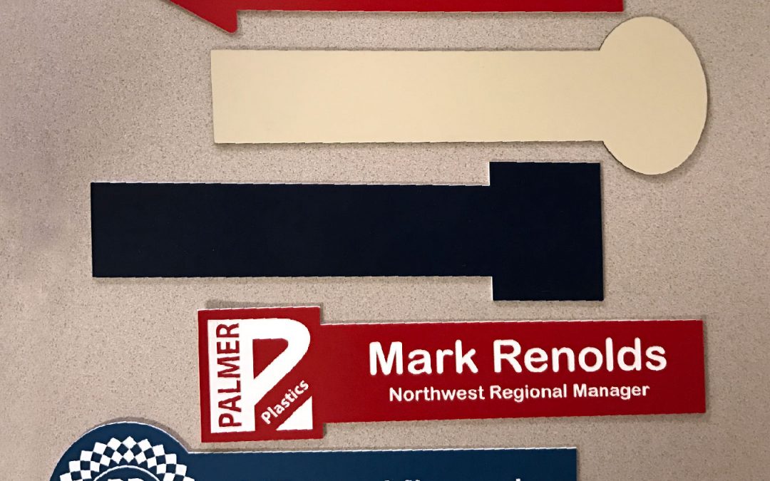 Custom Shaped Office Nameplates