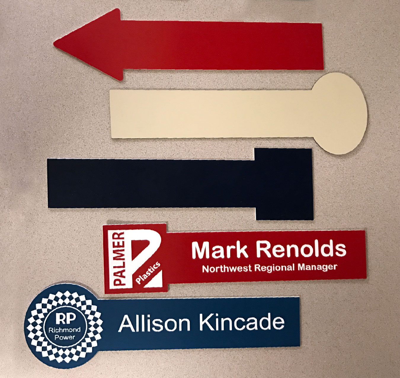 CustomShapePlasticNameplates NapNameplates