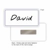 3" x 1.5" Blank Plastic Name Badges - Image 2