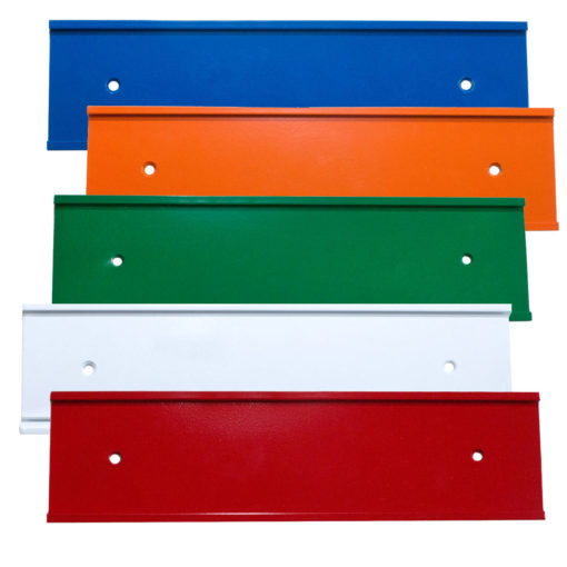 colorful nameplate holders