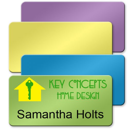 full color name badges