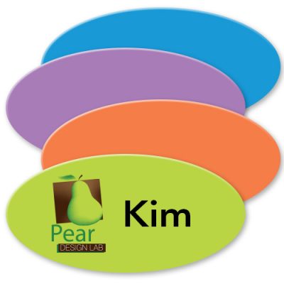 plastic name badges