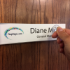 Magnetic name plate holder frame for office doors and walls - NapNameplates.com