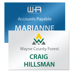 Large Metal Name Plates for Offices 7-1/2" x 5" - NapNameplates.com