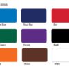 Color Options for Name Badges and Name Plates Text