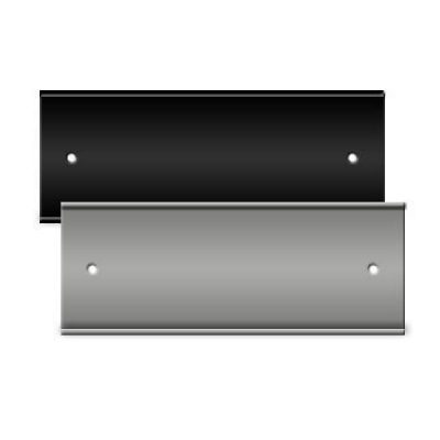 Name Plate Wall Or Door Holder Office Business Door Sign Holder,-5Pack Rose Gold, 2“ × 8” 