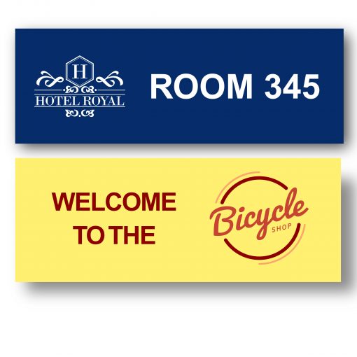 metal office sign