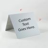 Custom Printed Table Tent Signs, 4" x 3" - Image 2