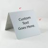 Custom Printed Table Tent Signs, 5" x 5" - Image 2