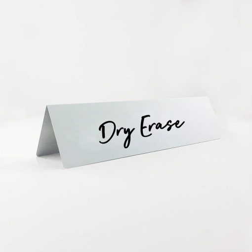 Dry Erase Table Tent Signs, 8" x 2" - Pack of 25