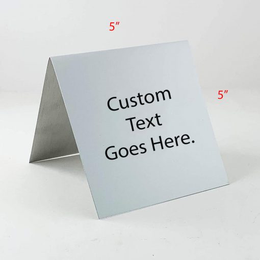custom table top sign