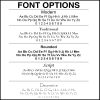 Nameplates have Many Font Options to Choose From - NapNameplates.com
