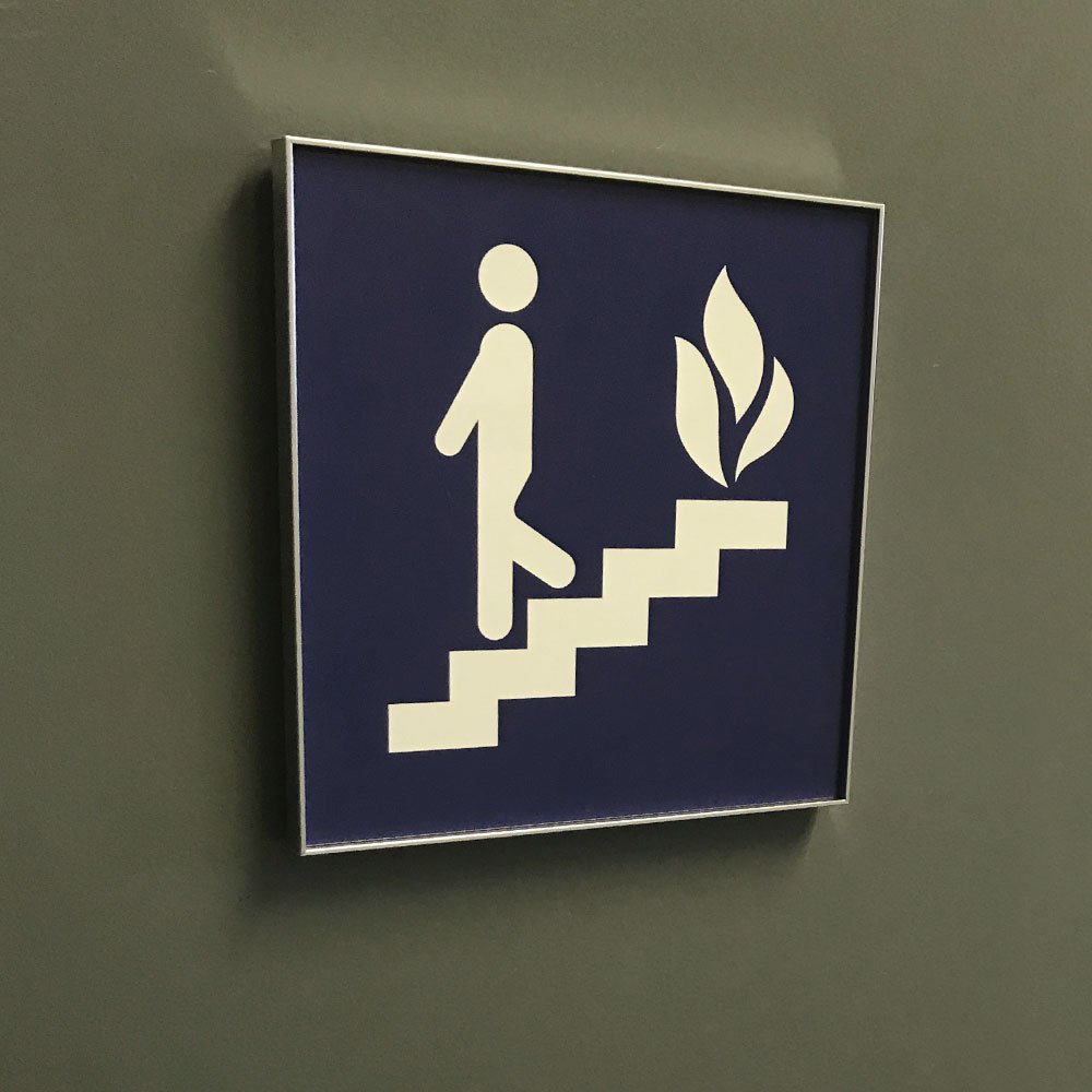 Office Sign with Frame