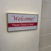 Custom Metal Office Sign with Frame, 4"x8-1/2" - Image 2