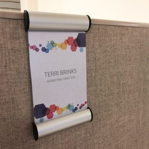office snap sign