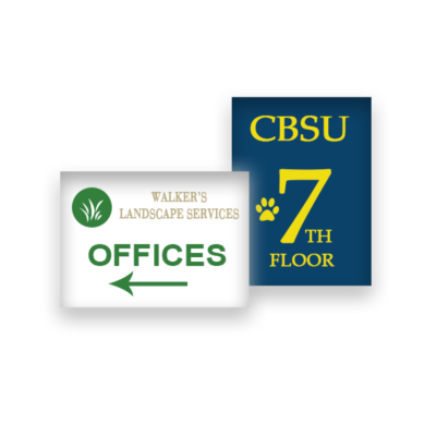metal office signs