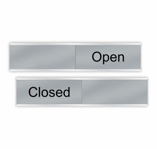 Open / Closed Slider Signs 6″ x 1″ or 10″ x 2″