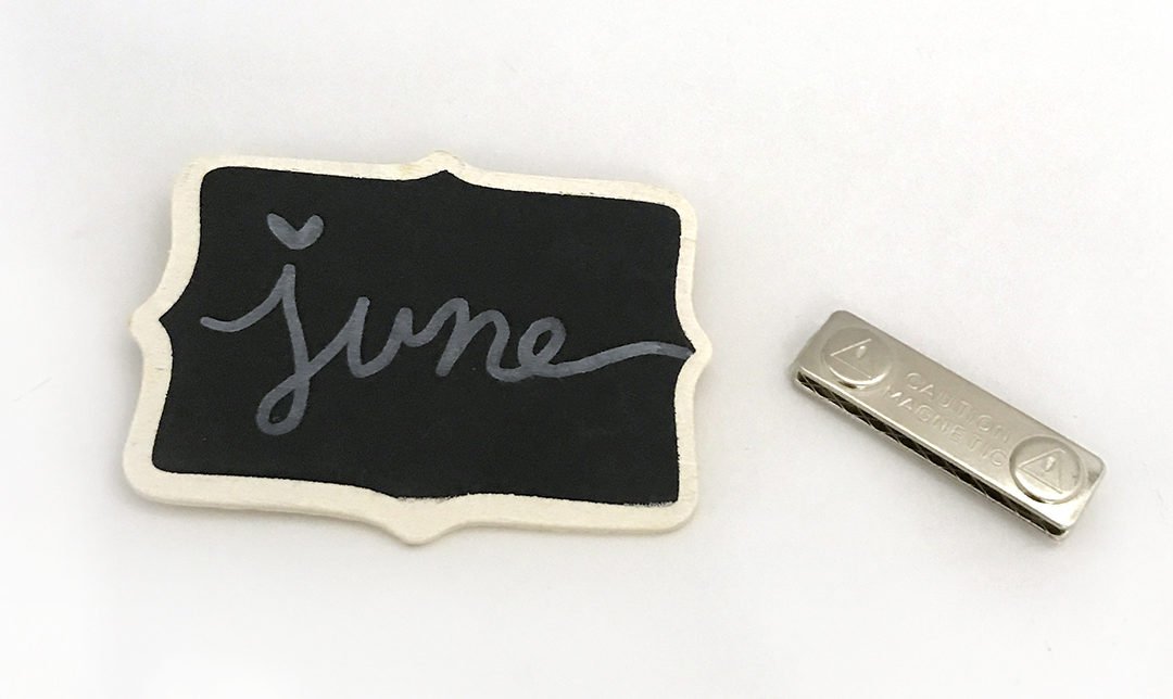 Chalkboard Name Badges
