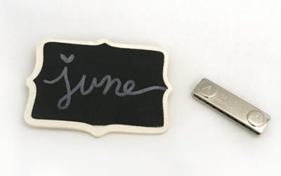 Chalkboard Name Badges