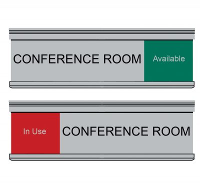 Modern Conference Room Slider Signs