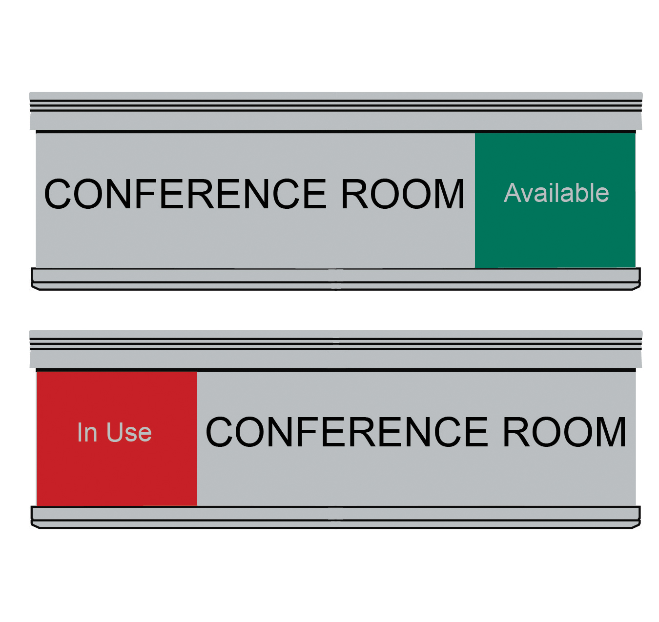 Modern Conference Room Slider Signs