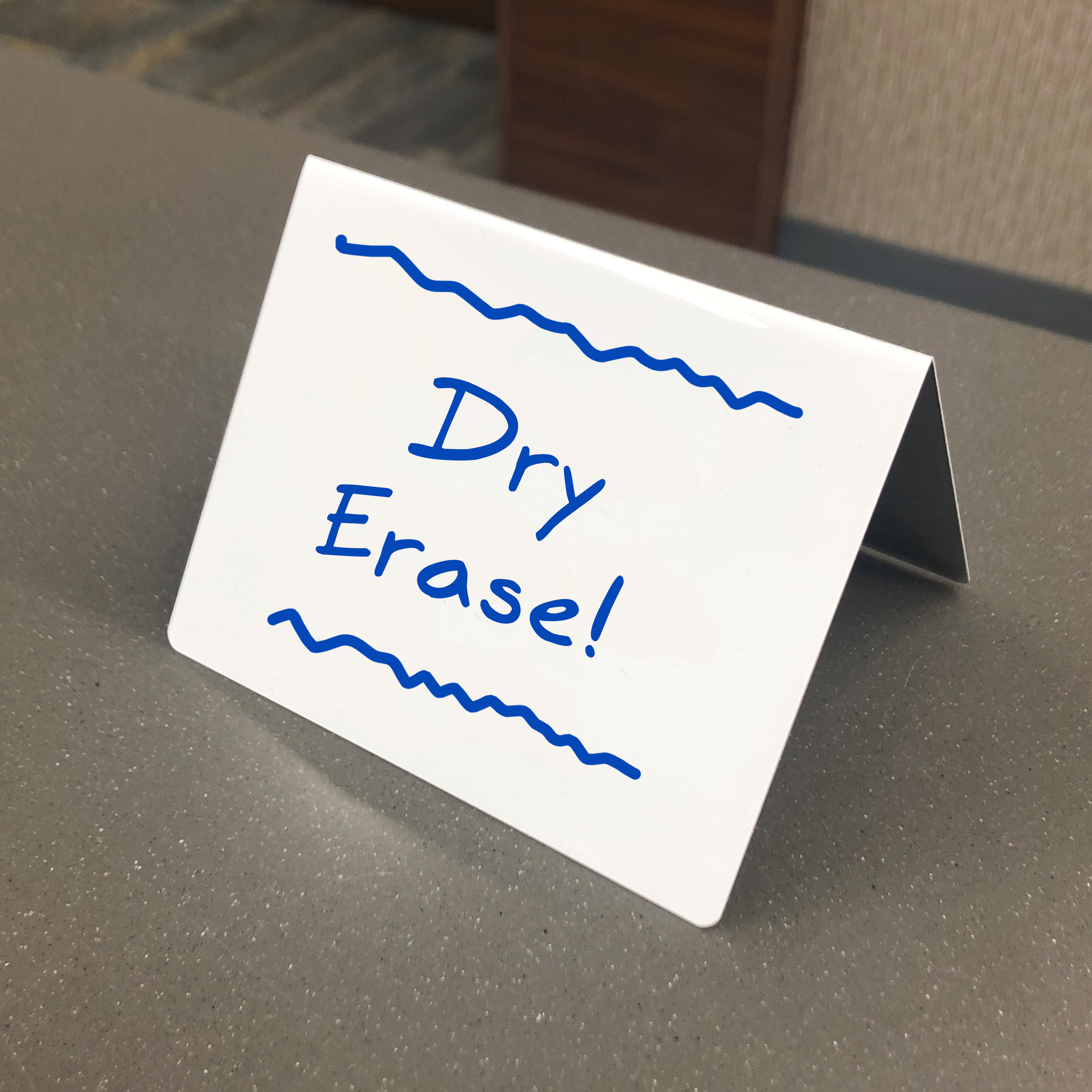 Dry erase name tents sale