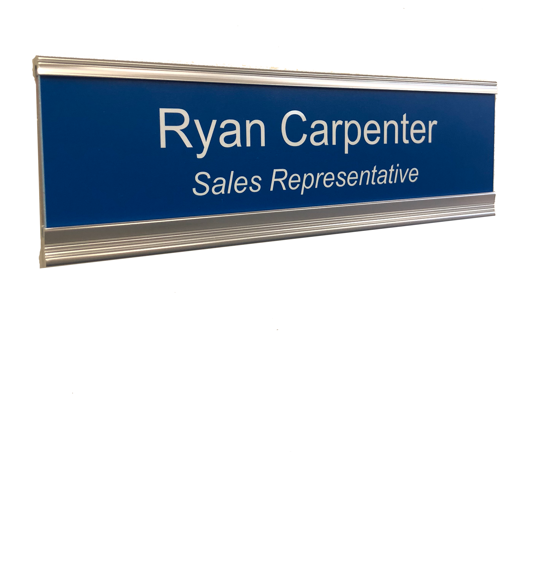 metal nameplate holder NapNameplates