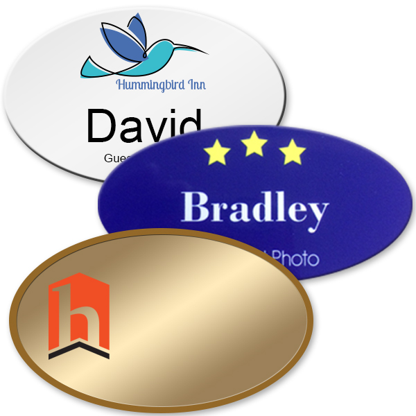 Logo name badges napnameplates