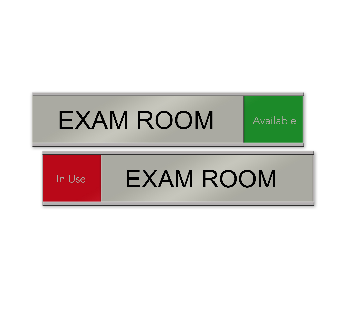 Exam Room Slider Signs 6"x1" or 10"x2" NapNameplates
