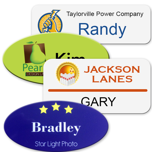 Trending name badge designs