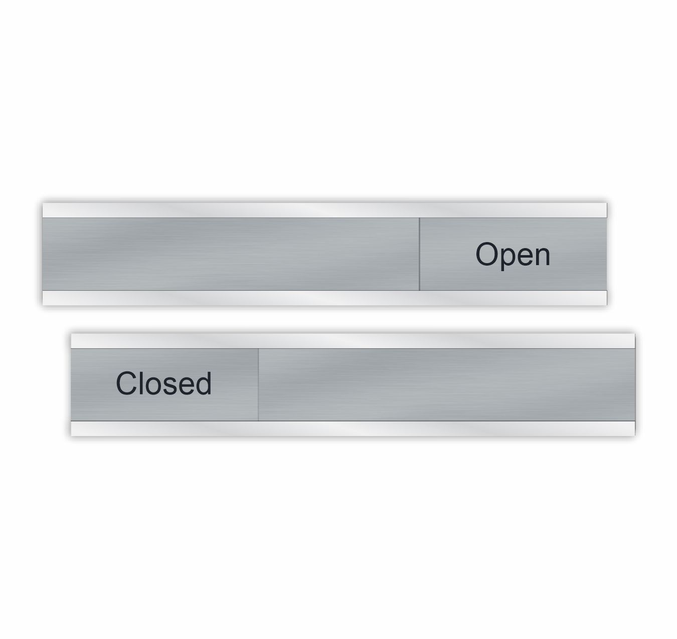 Hemobllo Open Closed Schieber-Schild – Selbstklebend, Acryl, 10x4 Cm Für Büro, Laden & Badezimmer
