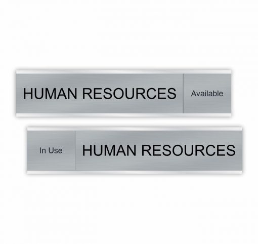 Human Resources Slider Signs 6"x1" or 10"x2"